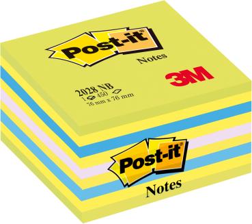 POST-IT Würfel 76x76mm 2028-NB blau/grün, 450 Blatt