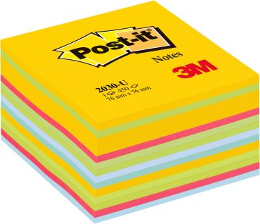 POST-IT Würfel 76x76mm 2030-U multicolor/450 Blatt