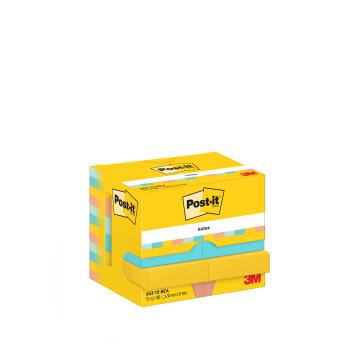 POST-IT Notes Beachside 51x38mm 653-12-BEA 4-farbig 12x100 Blatt