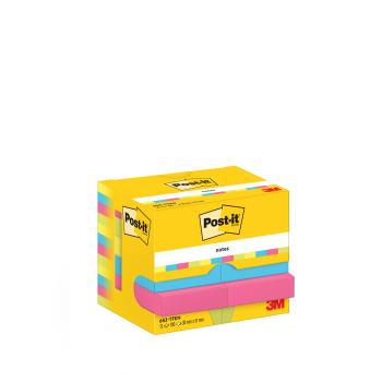 POST-IT Notes Energetic 51x38mm 653-TFEN 4-farbig 12x100 Blatt