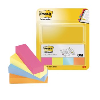 POST-IT Page Marker 12,7x44,4mm 670-4-POP 4 Farben 4x50 Streifen