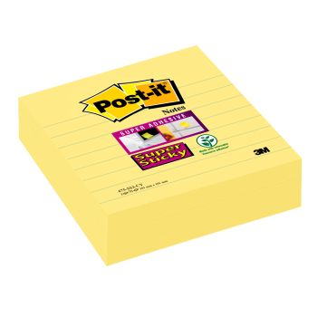 POST-IT Super Sticky XL Notes 675-3SSCY 101x101mm, 70 Blatt 3 Stück