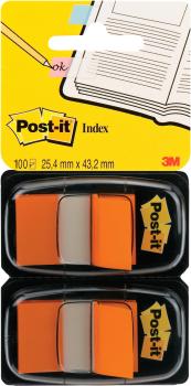 POST-IT Index 2er Set 25,4x43,2mm 680-O2 orange 2x50 Stück