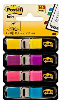 POST-IT Index Mini 11.9x43.1mm 683-4AB 4-farbig 4x35 Tabs