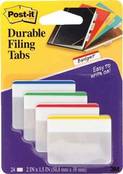 POST-IT Index Strong Filing 50.8x38mm 686F-1 4-farbig ass./4x6 Stk.