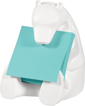 POST-IT Z-Notes Bear Dispenser 76x76mm BEAR-330 aquawave