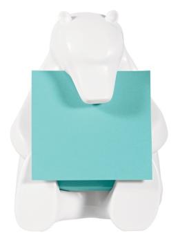 POST-IT Z-Notes Bear Dispenser 76x76mm BEAR-330 aquawave