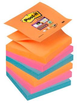 POST-IT Z-Notes Boost 76x76mm R330-5SS-BOOS 4-farbig ass. 5x90 Blatt