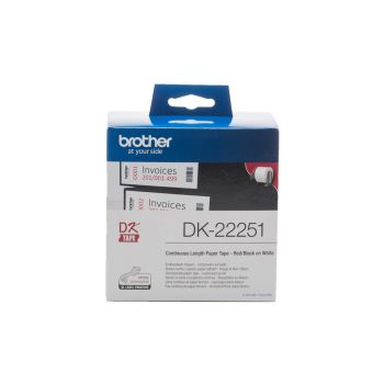 BROTHER QL Endlos-Etiketten 62mmx15.24m DK-22251 QL-800 weiss