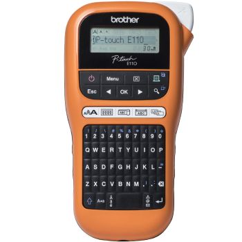 PTOUCH Gerät inkl. PT-E110VP Koffer, Adapter und Band