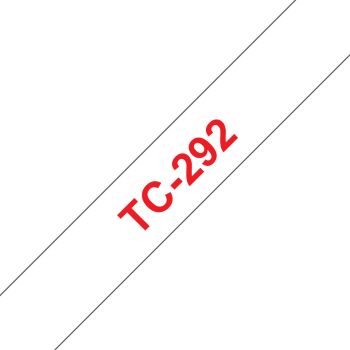 PTOUCH Band, laminiert rot/weiss TC-292 PT-3000 9 mm