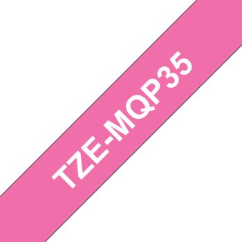 PTOUCH Band lam. weiss/pink matt TZe-MQP35 PT-1280VP 12 mm