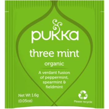 PUKKA Three Mint 4091016 Bio Kräutertee 20 Beutel