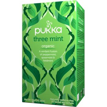 PUKKA Three Mint 4091016 Bio Kräutertee 20 Beutel