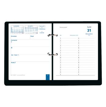 QUO-VADIS rech.Bloc Planning Fr 2024 032001Q 1T/S, 11.5x14.5cm