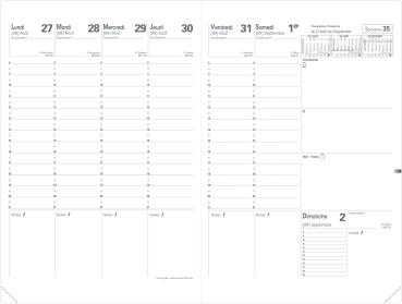 QUO-VADIS Planning recharg 23/24 282004Q 16M, fr 18x24cm