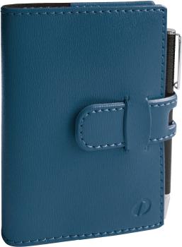 QUO-VADIS Agenda Carla PREST FR Soho2024 368322Q bleu acier, 1W/2S, 8x10,5cm