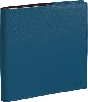 QUO-VADIS Agenda Executif FR Soho 2024 654142Q bleu acier, 1W/2S, 16x16cm