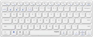 RAPOO E9600M ultraslim keyboard 11471 wireless, White