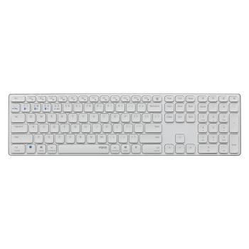 RAPOO E9800M ultraslim keyboard 11491 wireless, White