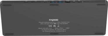 RAPOO UCK-6001 Ultraslim Keyboard 12473 8-in-1 USB C Multiport Hub