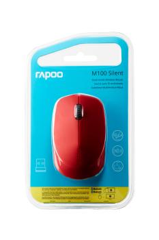 Rapoo m100 silent mouse 18184 wireless, red - Rapoo-18184-6940056181848-04.jpg