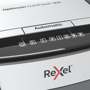 REXEL Aktenvernichter Optimum AF+ 2020050XCH X50, P-4, 20lt