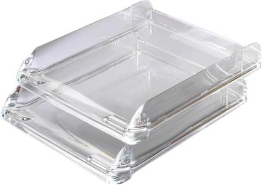 REXEL Briefkorb Nimbus 33x24,5x5,1cm 2101504 transparent