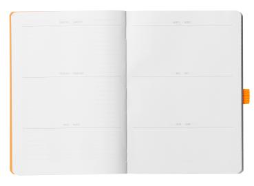 RHODIA Goalbook Notizbuch A5 117571C Softcover weiss 240 S.