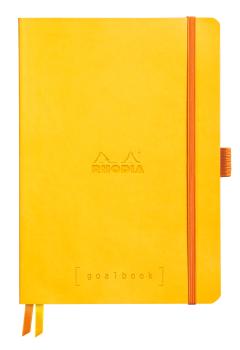 RHODIA Goalbook Notizbuch A5 117585C Softcover gelb 240 S.