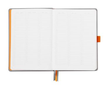 RHODIA Goalbook Notizbuch A5 118570C Hardcover silber 240 S.