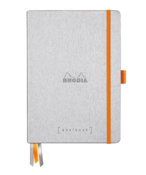 RHODIA Goalbook Notizbuch A5 118570C Hardcover silber 240 S.