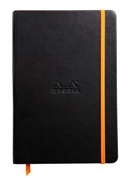 RHODIA Notizbuch Rhodiarama A5 118742C liniert, schwarz 192 Seiten