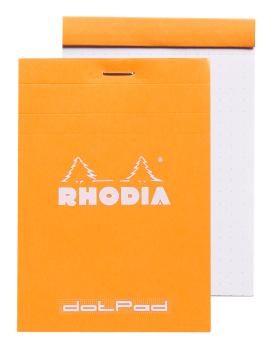 RHODIA Dot Pad orange 85x120mm 12558C Raster 80 Blatt