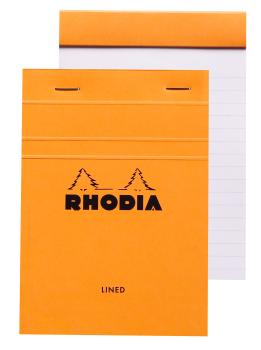 RHODIA Notizblock orange A6 13600C liniert 80 Blatt