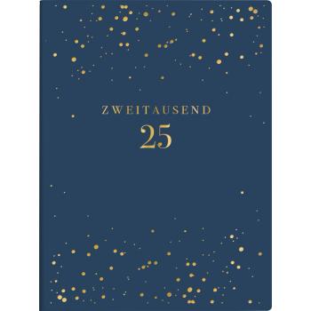 RIDOIDE Taschenagenda Design Line 2025 013603025.25 1W/2S Night DE 12x16cm