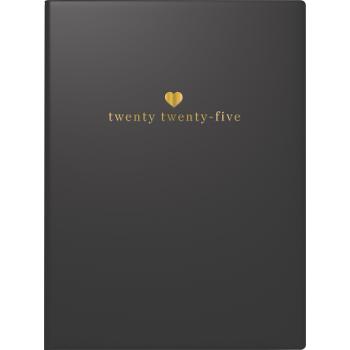 RIDOIDE Taschenagenda Design Line 2025 013607025.25 1W/2S Heart DE 12x16cm