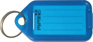 RIEFFEL Schlüsseletiketten 38x22mm KT1000SB1 blau 10 Stück