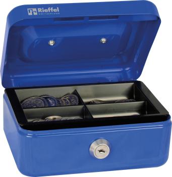 RIEFFEL SWITZERLAND Geldkassette Valorit VT-GK 1 BLAU 7x15,3x12cm blau