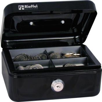 RIEFFEL SWITZERLAND Geldkassette Valorit VT-GK 1 SCHWARZ 7x15,3x12cm schwarz