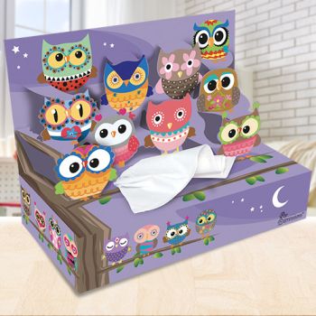 ROOST Taschentuch Box 1376005 Eulen