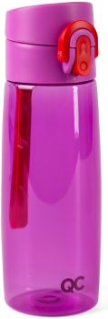 ROOST Wasserflasche 0.65 L 7x7x23mm 497666 elegant violet/vivid red