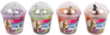 ROOST Slime Pferd mit Figur 621072 4 Farben