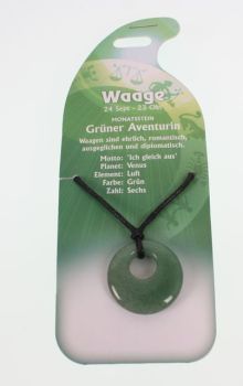 ROOST Halsband Waage G255 Gr. Aventurin