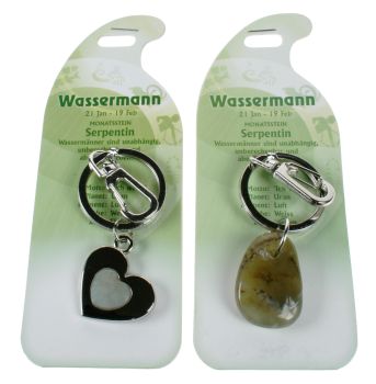 ROOST Schlüsselanhänger Wassermann G271 Serpentin 2 Motive ass.