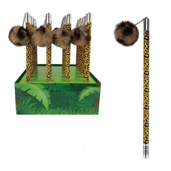 ROOST Bleistift Leopart HPTS-090 Pom Pom