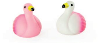 ROOST Schwimmender Flamingo NV511 6x4.5x5.5cm, leuchtend