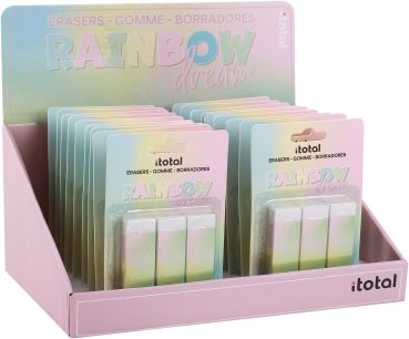 ROOST Radiergummi Rainbow XL2056 3 pcs. 2.2x1.2x6.2cm