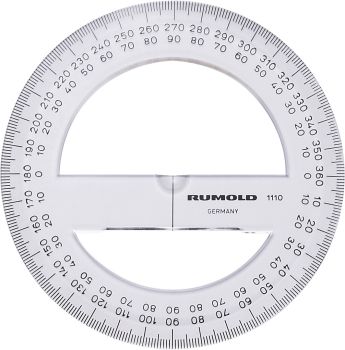 RUMOLD Schulwinkelmesser 10cm 1110 360°