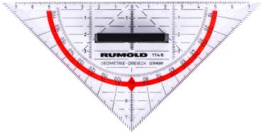 RUMOLD Geodreieck 14cm 1146 abnehmbarer Griff